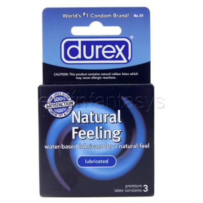 Durex natural feeling lubricated