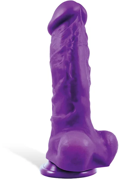 nsnovelties 5" Thick Purple Silicone Dong — image 4 of 4