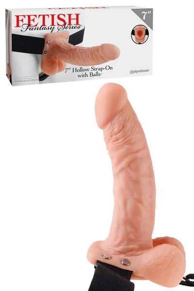 Pipedream 7" Adjustable Realistic Hollow Strap-On — image 12 of 16