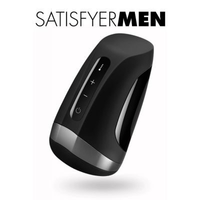 Satisfyer Men 5 5 Rechargeable Masturbator with Heat Vibration