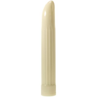 Minx Sensuous Ribbed Classic Vibrator in Ivory