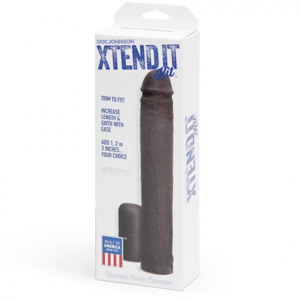Doc Johnson Customizable Real Feel Penis Extender Kit 9 Inch