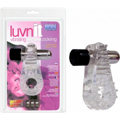 Luvn It Vibrating Cockring Clear