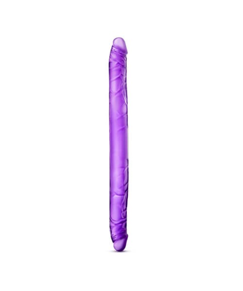 Double Dildo 16 Inch Purple
