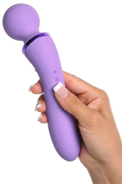 Pipedream Dual-Ended 7.7" Silicone Wand Vibrator — image 12 of 12
