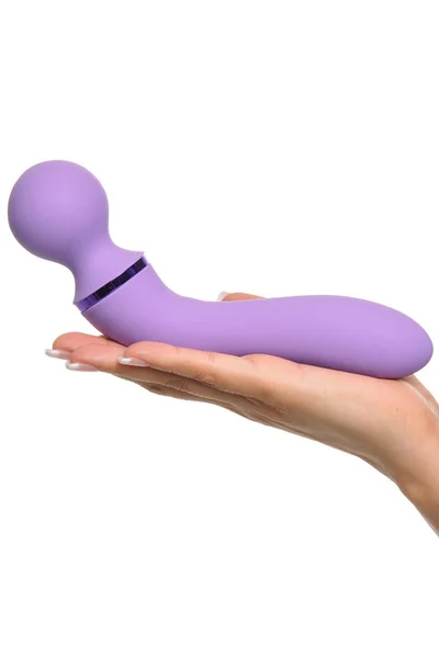 Pipedream Dual-Ended 7.7" Silicone Wand Vibrator — image 10 of 12