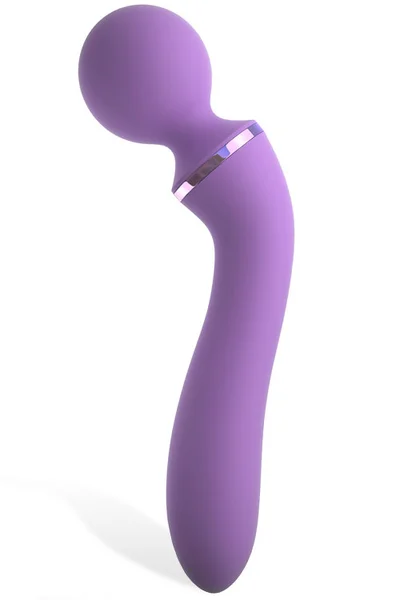 Pipedream Dual-Ended 7.7" Silicone Wand Vibrator — image 9 of 12