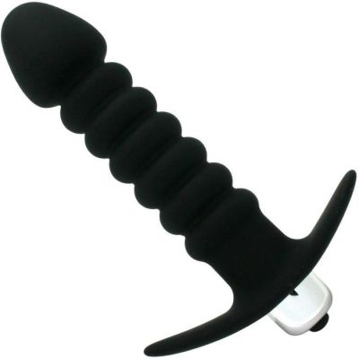 Vibrating Silicone Butt Plug It s Rippled
