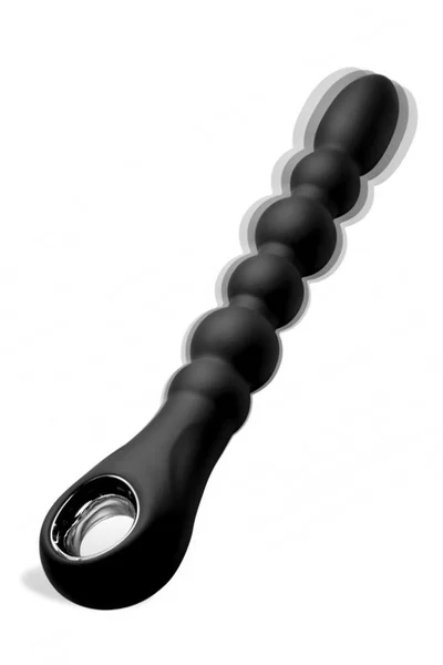 Master Series 11" Vibrating Flexible Silicone Anal Beads — image 12 of 15