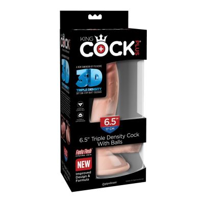 King Cock Plus 6 5 Triple Density Cock with Balls