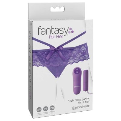 Crotchless Panty Thrill Her