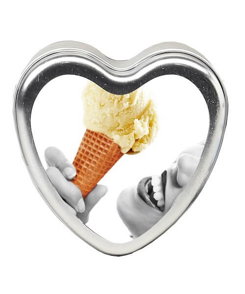 Earthly Body 3 in 1 Edible Massage Heart Candle