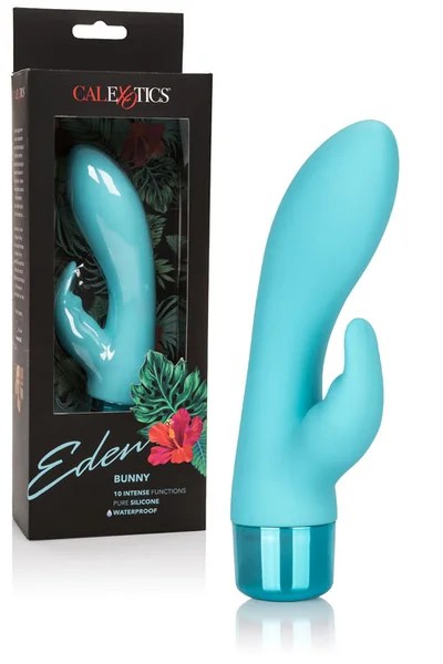 California Exotic Eden 7" Silicone Rabbit Vibrator — image 11 of 15