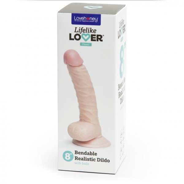 Lifelike Lover Classic Posable Realistic Dildo 8 Inch