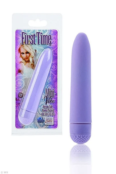 California Exotic First Time 4.5" Velvety soft Mini Vibrator — image 2 of 2