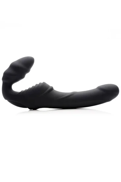Strap U Rechargeable Vibrating 8.5" Silicone Strapless Strap On — image 9 of 12