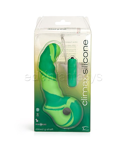 Climax silicone ribbed G-shaft