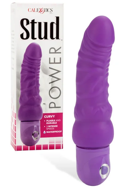 California Exotic Power Stud 6.75" Curvy Realistic Vibrator — image 10 of 12