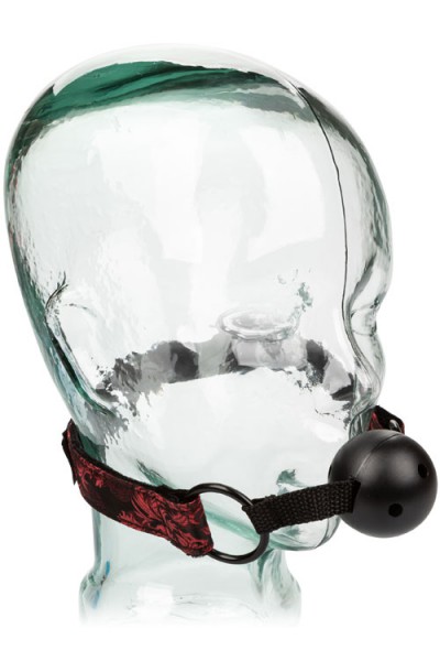 Scandal Breathable Ball Gag with Attached Cuffs