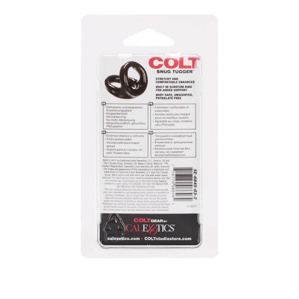 Colt Snug Tugger Penis Ring | Stretchy Double Cock Ring and Ball Strap