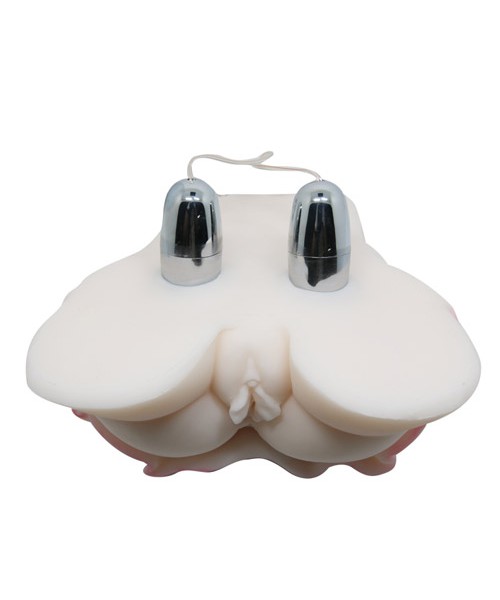 Vibrating realistic pussy and ass