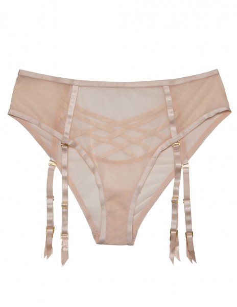 HUSTLER Mesh Gartered Panty — image 6 of 10