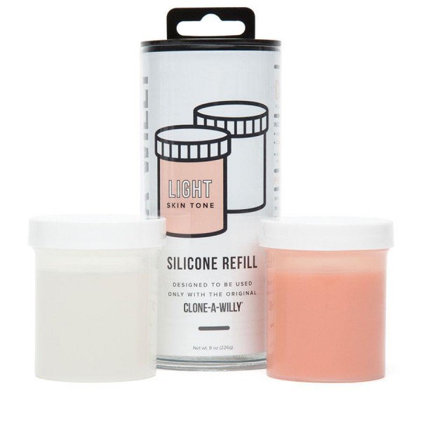 Clone A Willy Refill | Light Tone Liquid Silicone Refill 7 oz