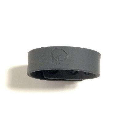 Boneyard Silicone Cock Strap 3 Snap Ring Grey
