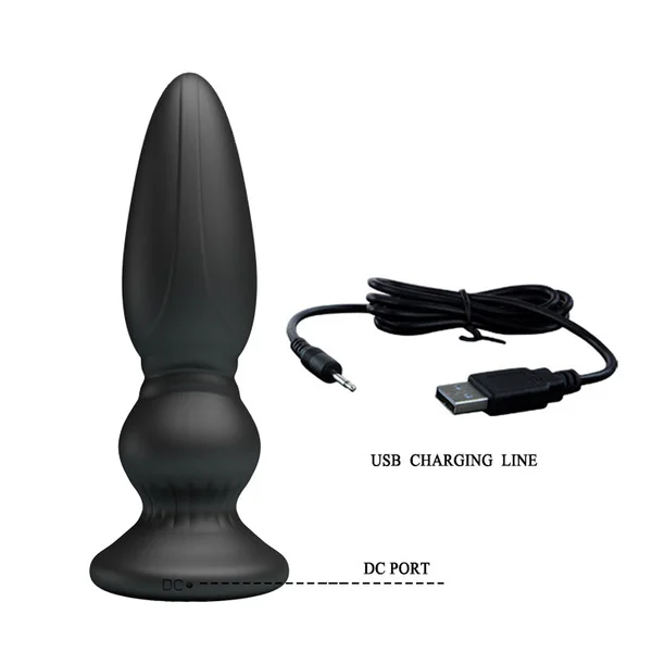 Powerful Vibrating Anal Plug (Black) — image 11 of 11