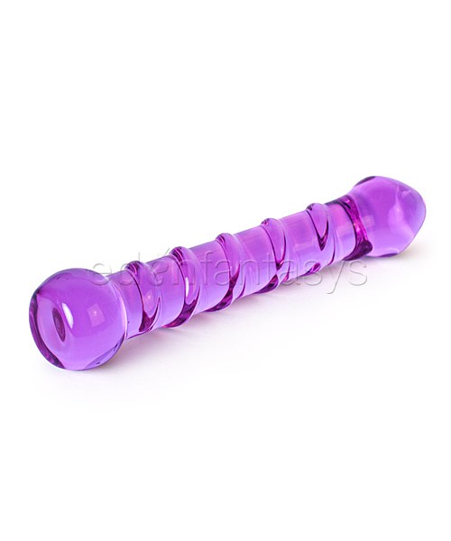 Don Wands curved purple swirl