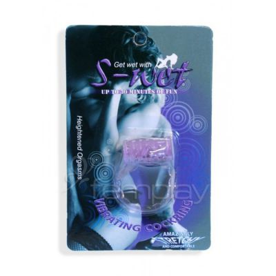 S Wet Fun Ring One Use Cock Ring Purple
