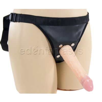 Powerlock harness with slimline cock