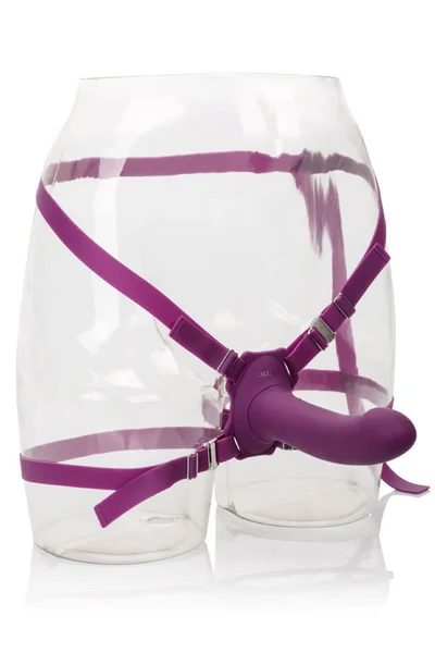 California Exotic Dual Motor Textured Silicone 6.5" Strap-On — image 14 of 18