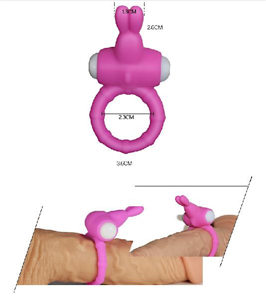 Power Clit Cockring Thriller Black