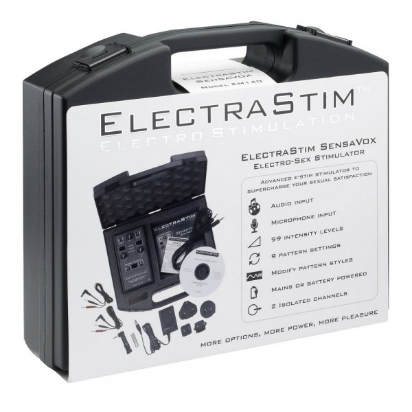 ElectraStim EM140 SensaVox Power Unit Dual Channel Electrosex Kit