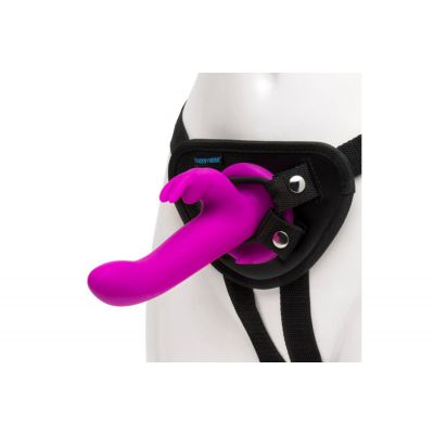 Happy Rabbit Vibrating Strap On Harness Set