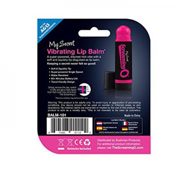 My Secret Vibrating Lip Balm