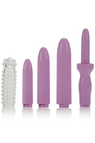 California Exotic Classic Vibrator with Dilator Sleeves (5 Pce Set) — image 11 of 15