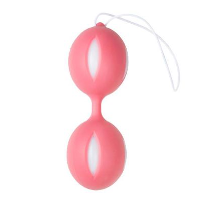 Wiggle Duo Kegel Ball Pink White