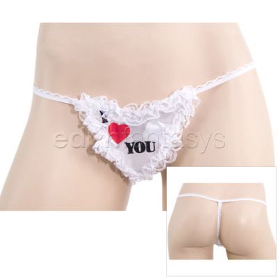 I love you g string