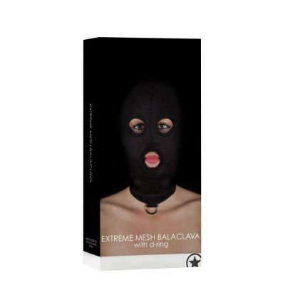 Extreme Mesh Balaclava Bondage Hood with D Ring