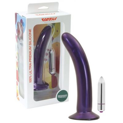 Tantus Leisure Silicone Vibrating Dildo Midnight Purple
