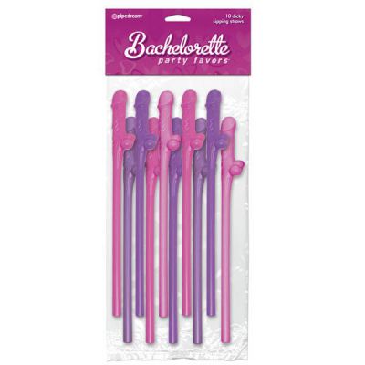 Bachelorette Party Favors Dicky Sipping Straws