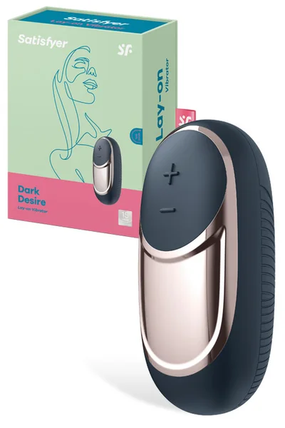 Satisfyer Dark Desire 3.7" Lay On Clitoral Vibrator — image 18 of 21