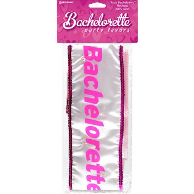 Miss Bachelorette Flashing Sash