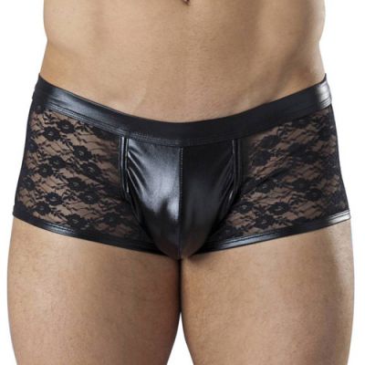 Wetlook lace boxer