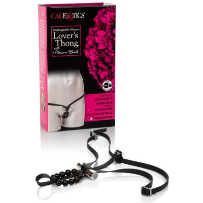 California Exotic Rechargeable Vibrating G String with Massage Beads