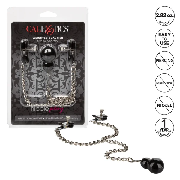 Nipple Play Weighted Dual Tier Nipple Clamps — image 23 of 24