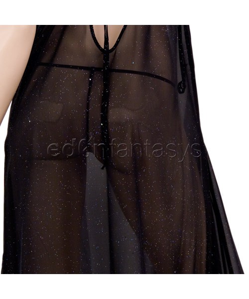 Stardust gown with g-string
