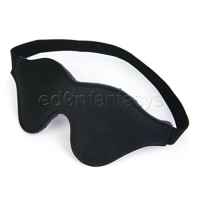 Purple fur blindfold